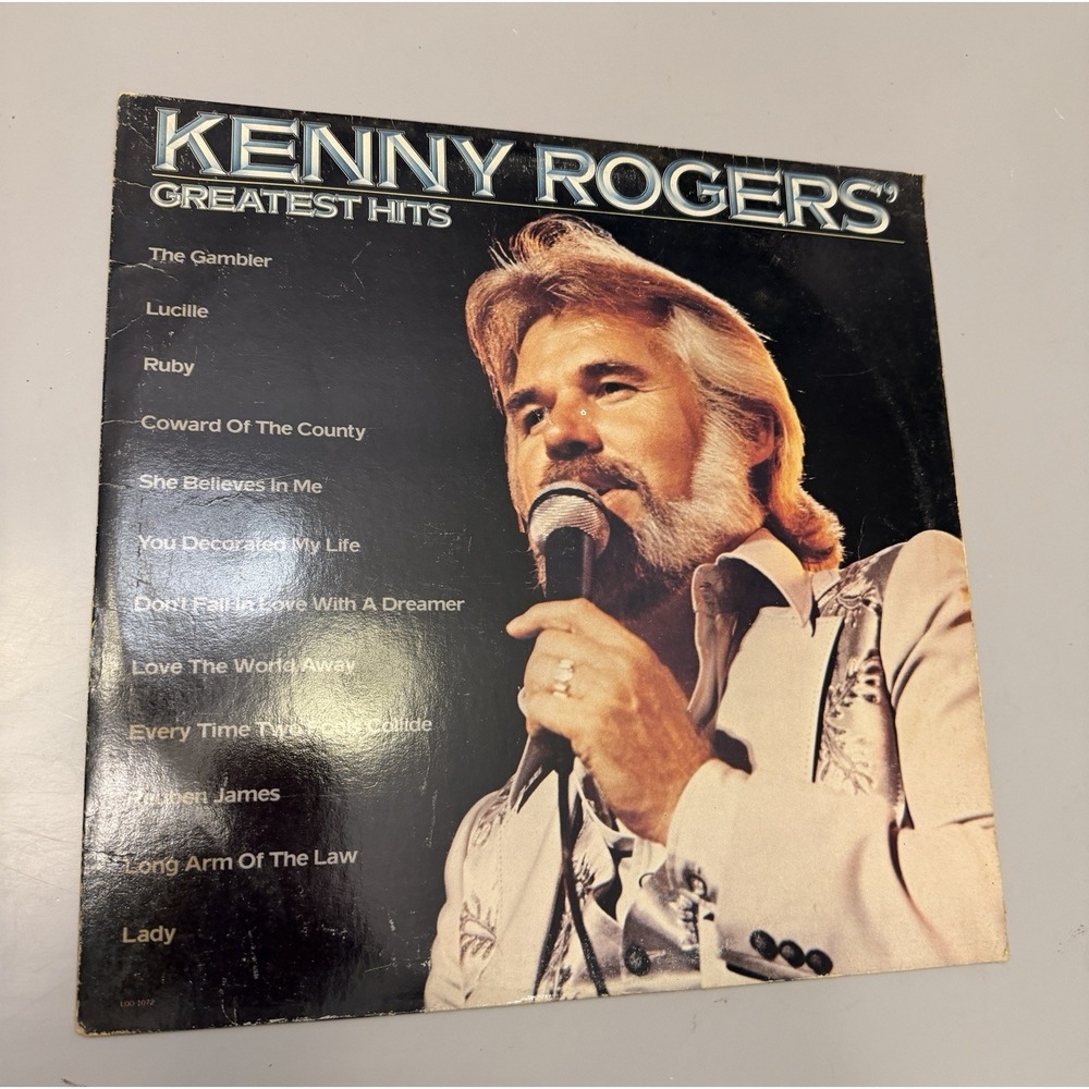 Kenny Rogers Greatest Hits Vinyl LP Record Album
